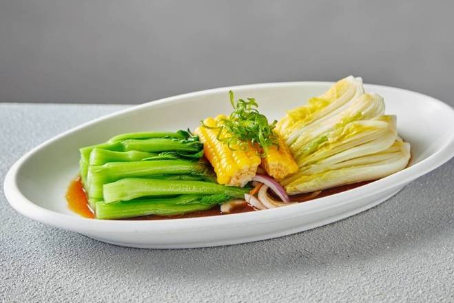 Stir Fry Two Vegetables 白灼双拼